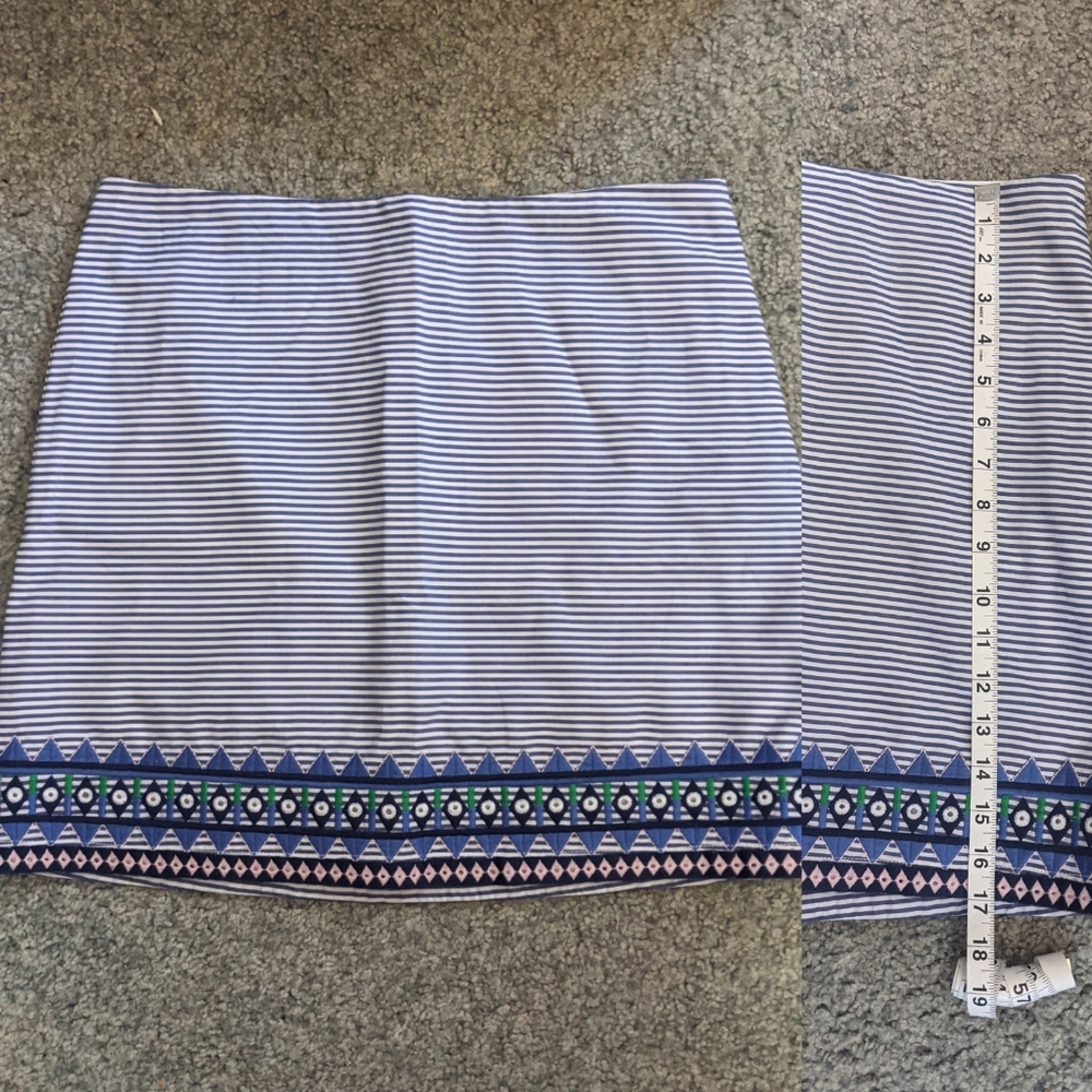 Vineyard Vines Geo Prep Embroidered Skirt